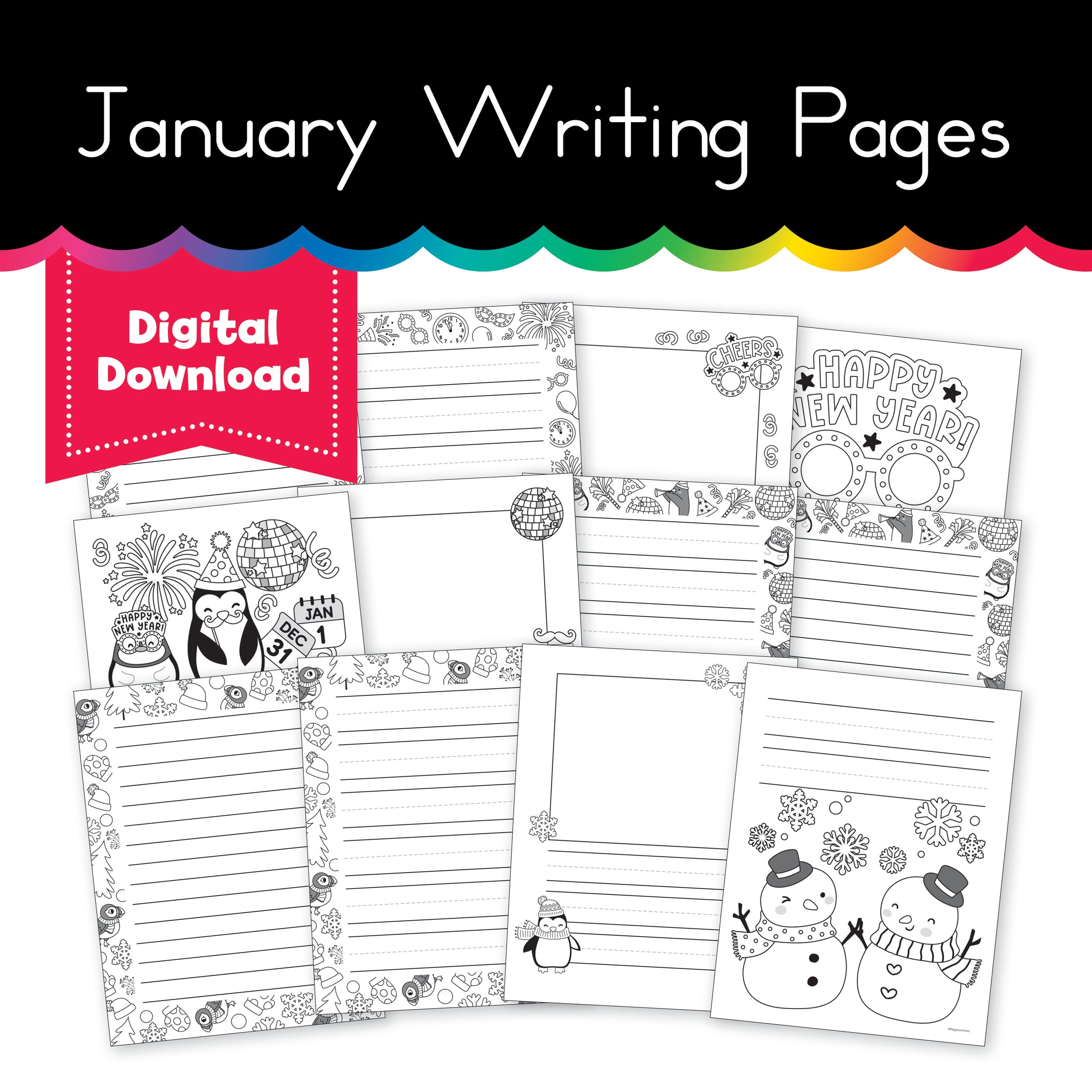 January Writing Center Pages