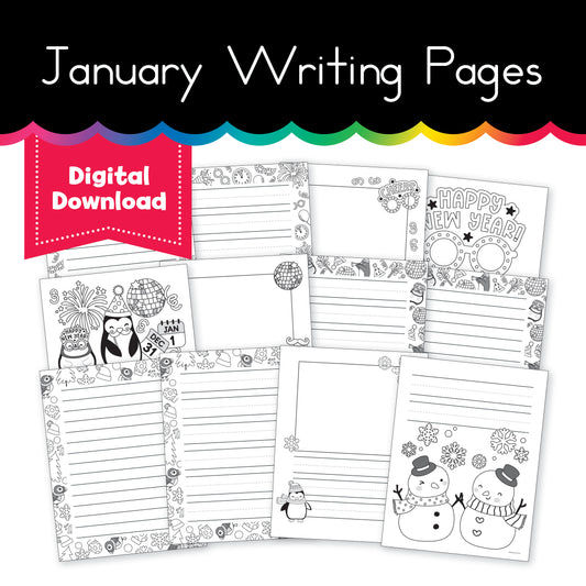 January Writing Center Pages