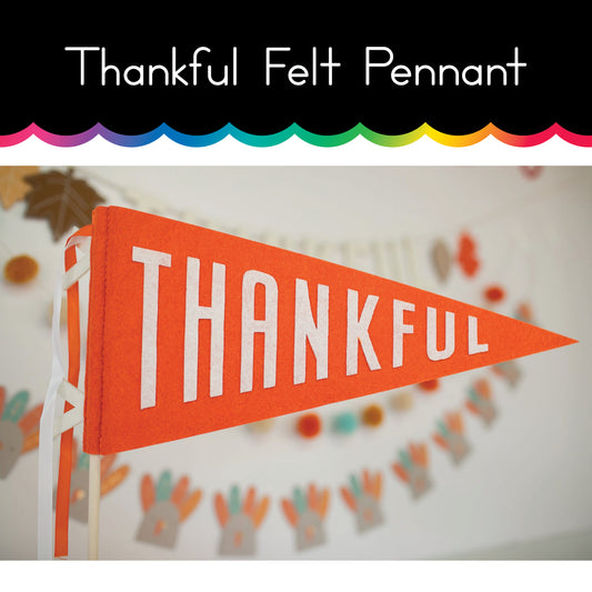 Thankful Felt Pennant Banner | Home Decor