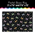 Load image into Gallery viewer, pastel bows rug
