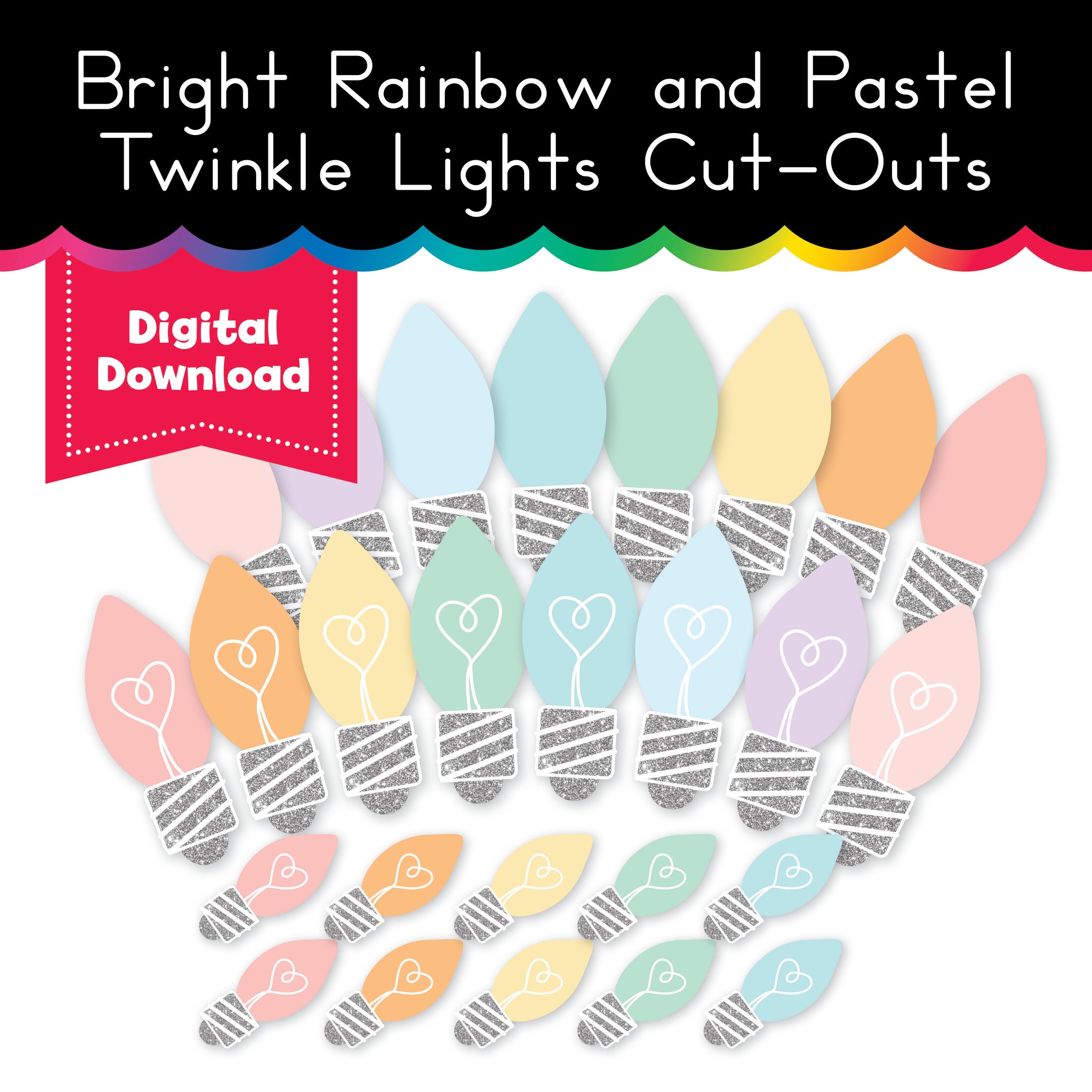 Twinkle Lights Cut Outs