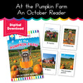 Load image into Gallery viewer, October Reader | At the Pumpkin Farm | Yellow Reader
