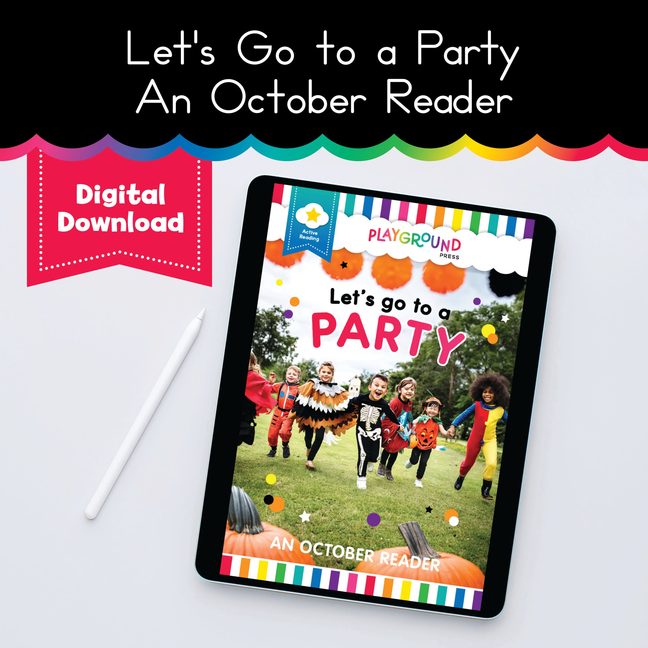 October Reader | Let's Go to a Party | Yellow Reader