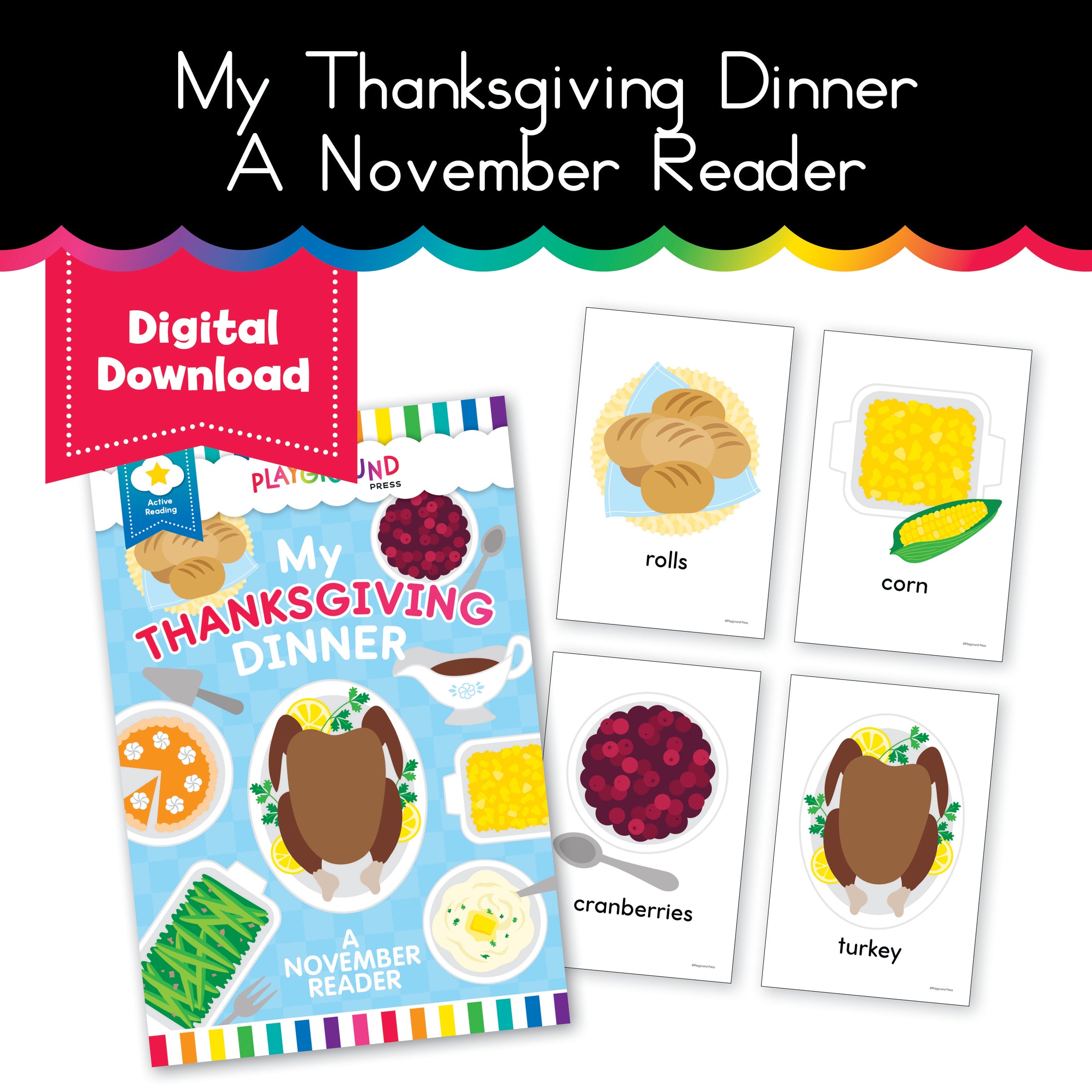 November Reader | My Thanksgiving Dinner | Yellow Reader