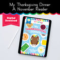 Load image into Gallery viewer, November Reader | My Thanksgiving Dinner | Yellow Reader
