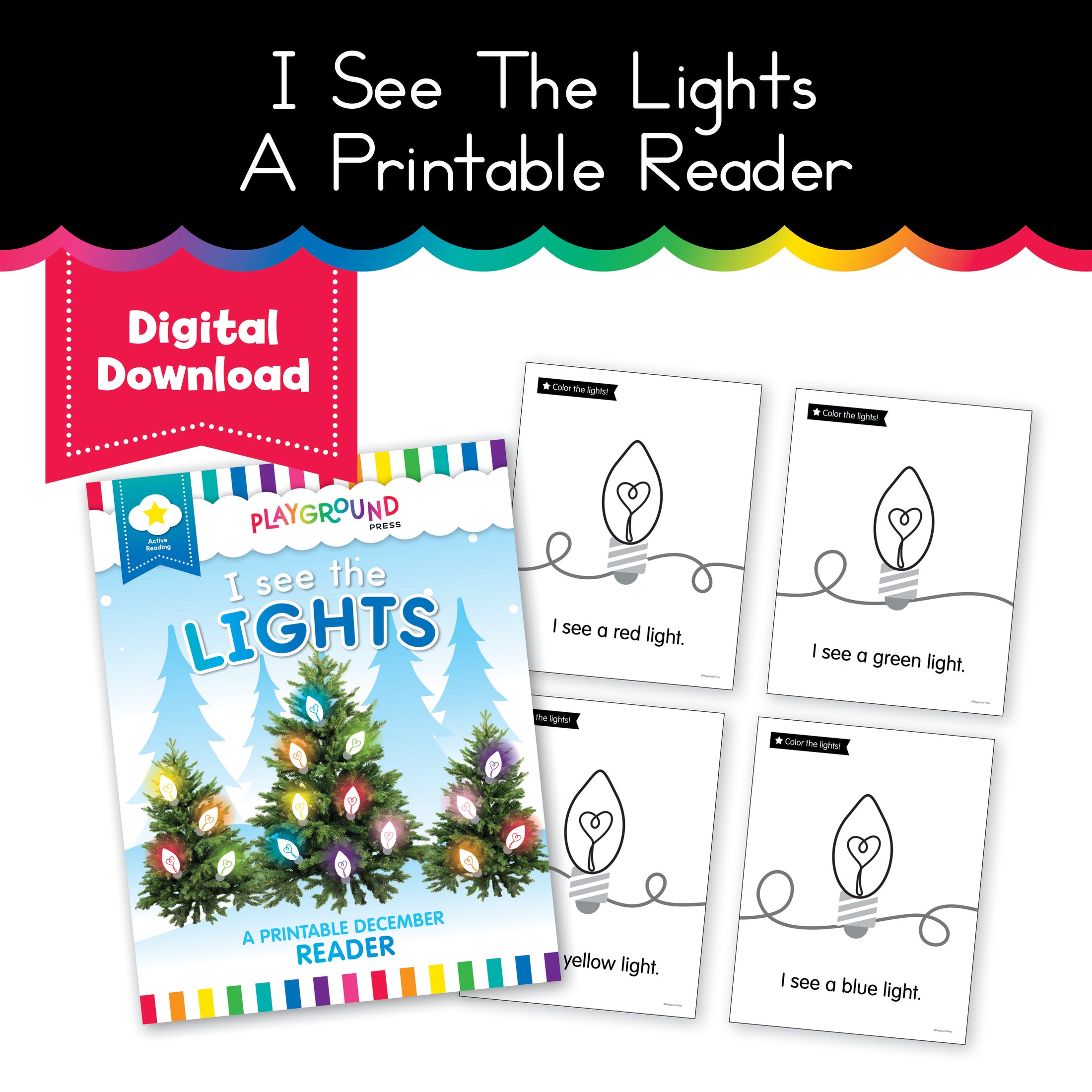 December Printable Reader | I See the Lights 