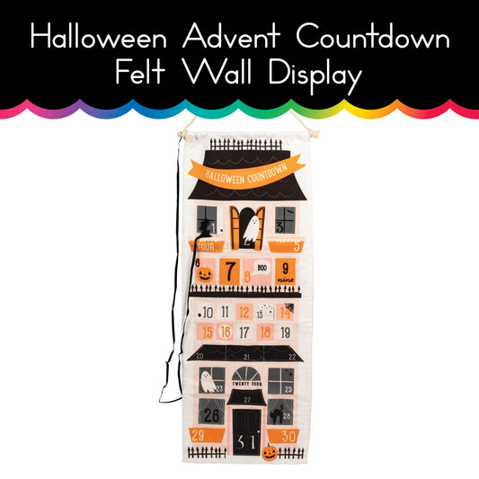 Halloween Felt Countdown Advent Wall Display