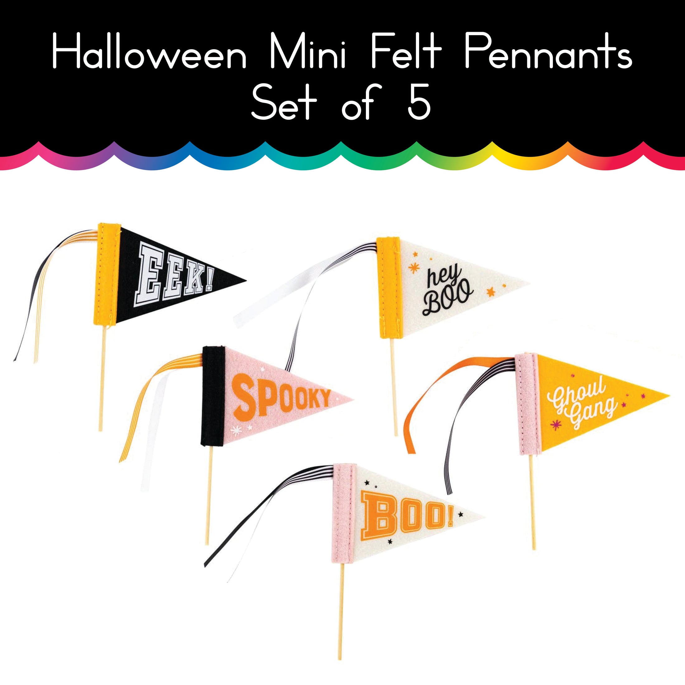 Mini Felt Pennant Banners