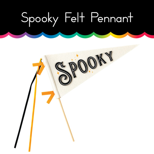 Spooky Felt Banner | Home Decor