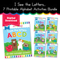 Load image into Gallery viewer, "I see the letters" 7 Workbook Bundle
