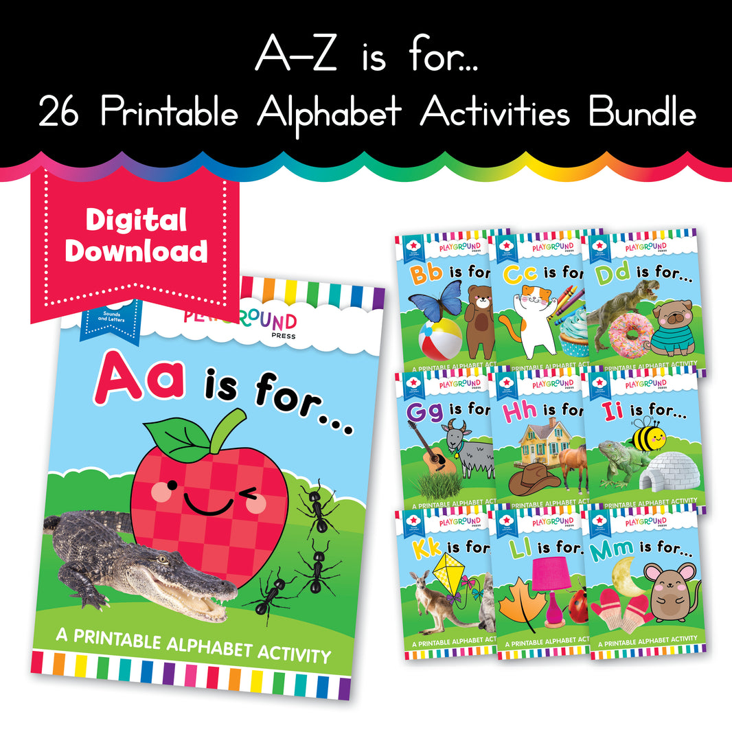 Printable Alphabet Activities - Playground Press