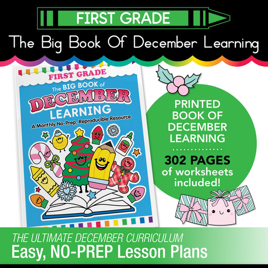 The Big Book of December Learning First Grade