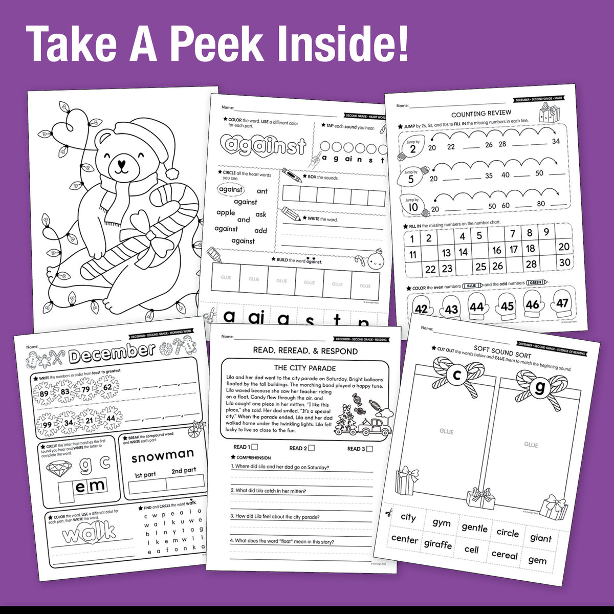 The Big Book of December Learning Second Grade