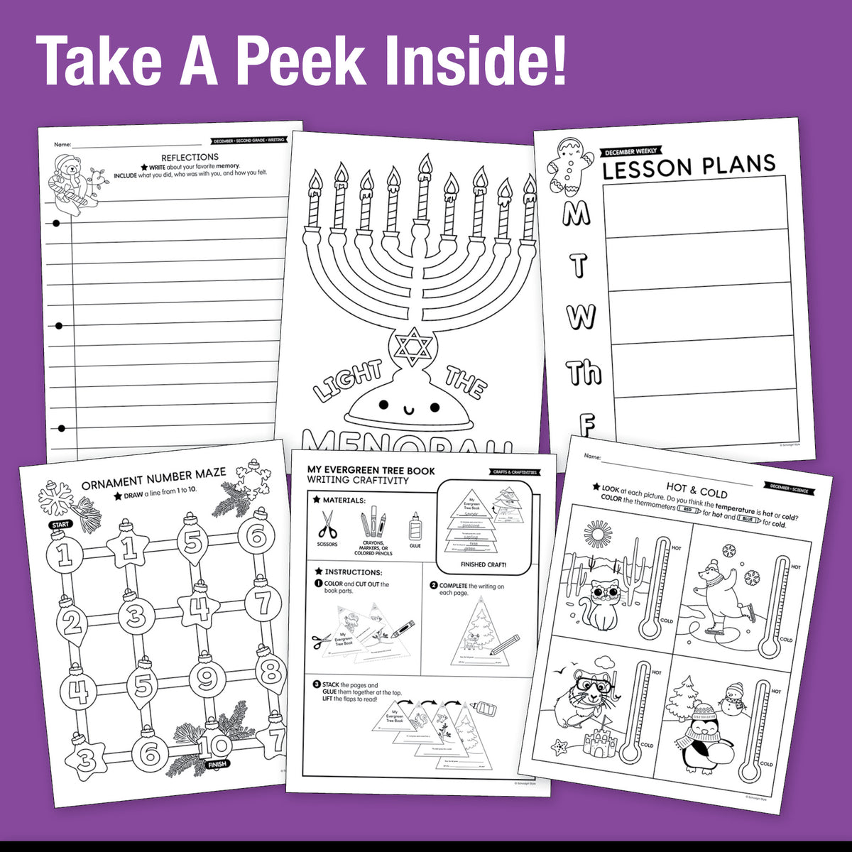 The Big Book of December Learning Second Grade