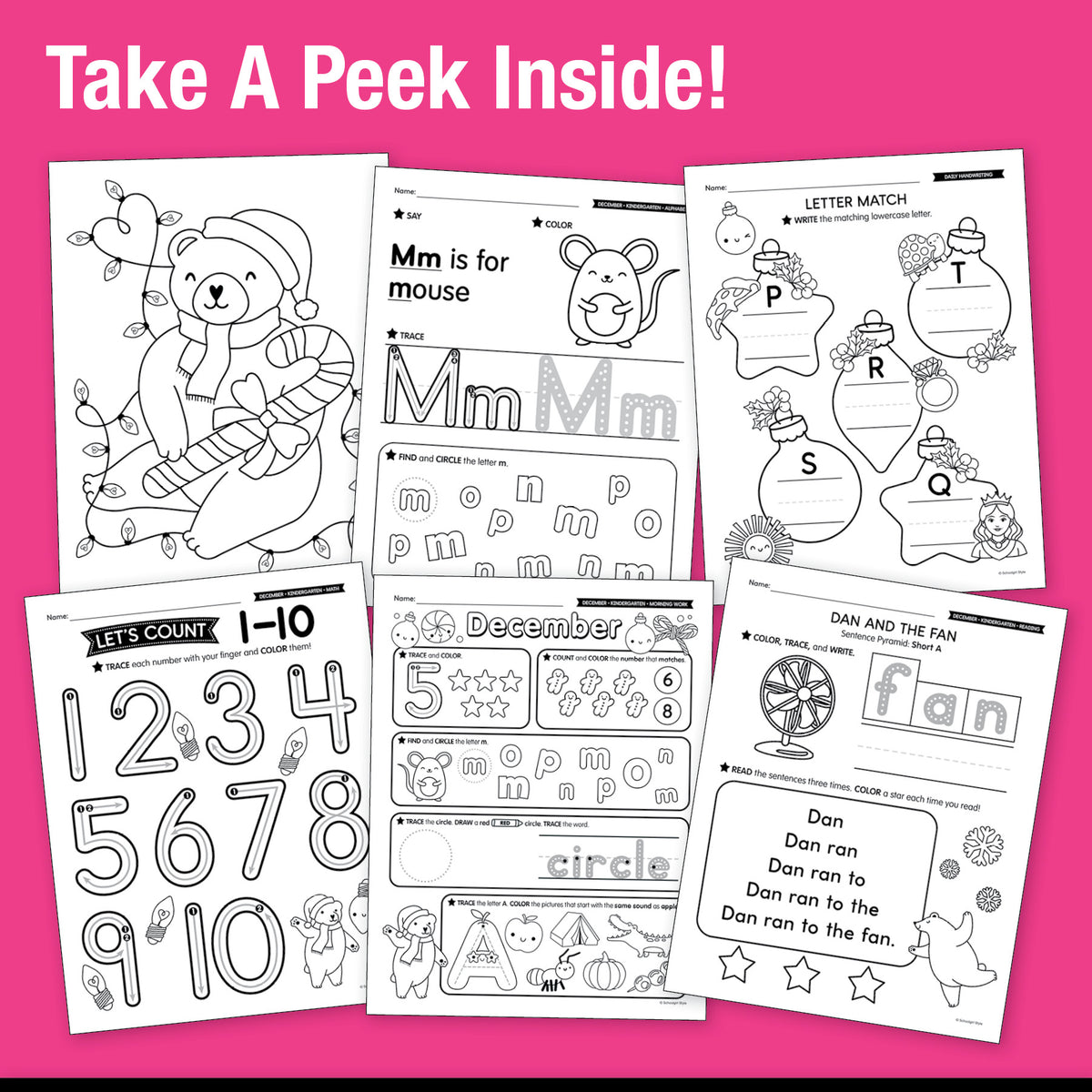The Big Book of December Learning Kindergarten