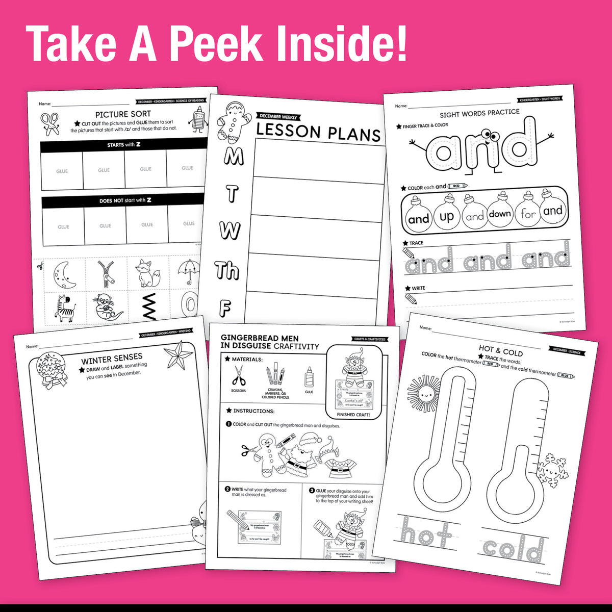 The Big Book of December Learning Kindergarten