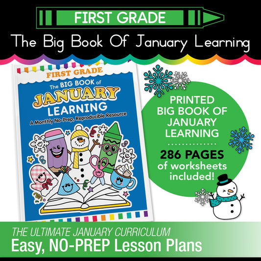 The Big Book of January Learning First Grade