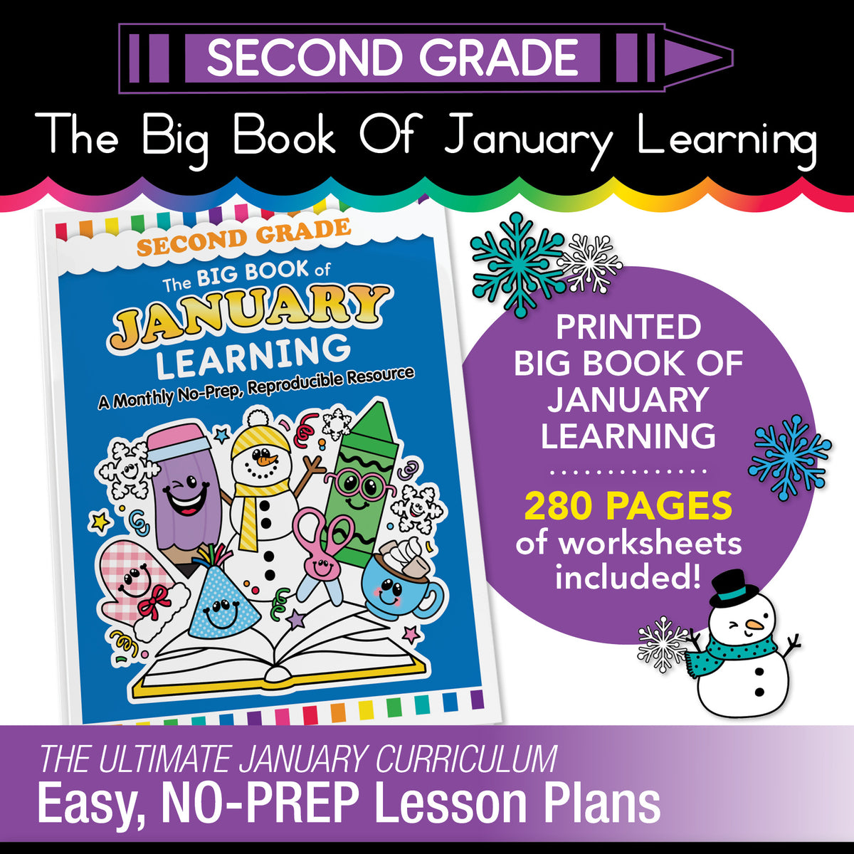 The Big Book of January Learning Second Grade