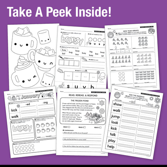 The Big Book of January Learning Second Grade
