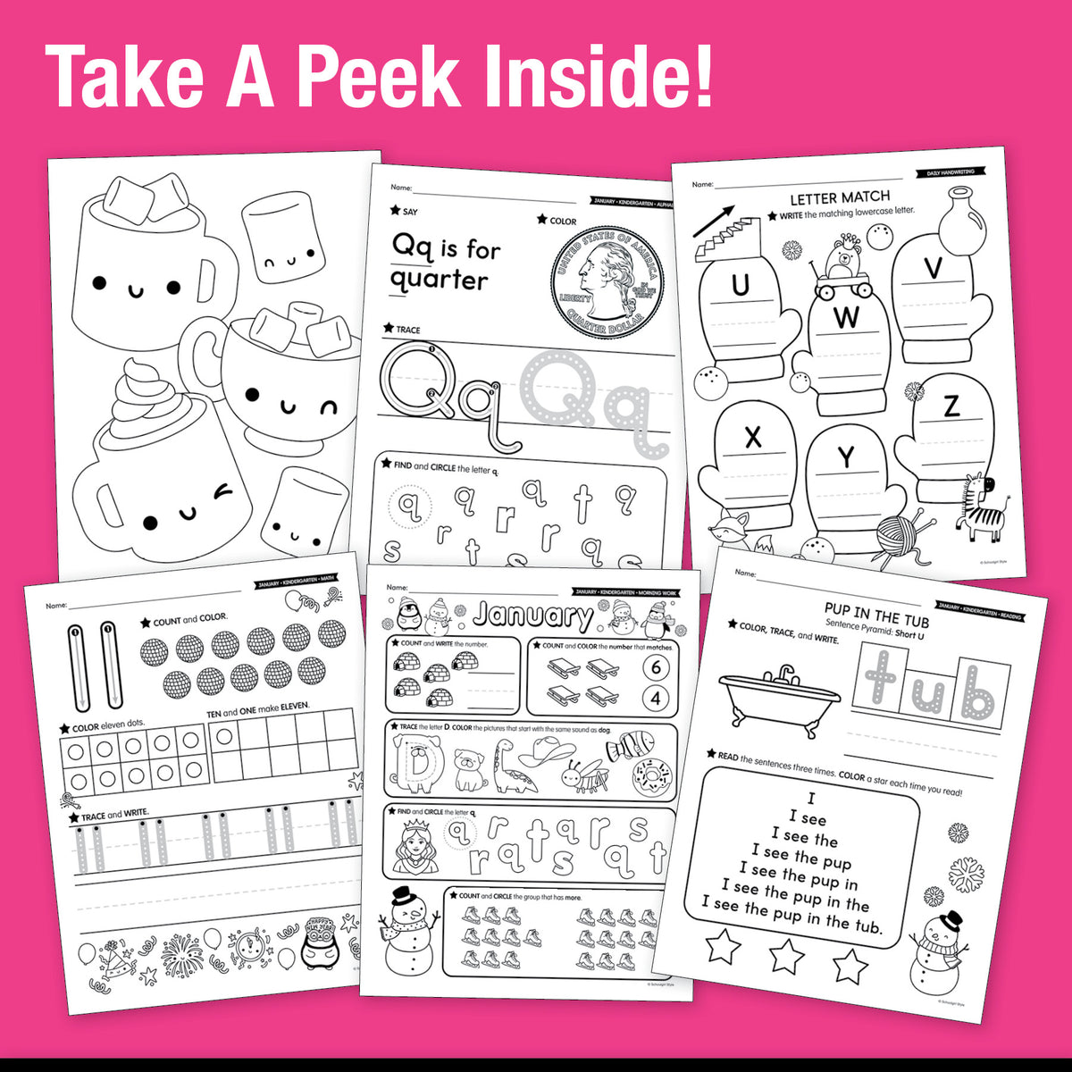 The Big Book of January Learning Kindergarten
