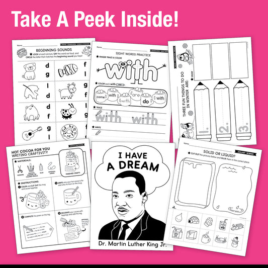 The Big Book of January Learning Kindergarten