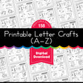 Load image into Gallery viewer, Printable Letter Crafts A-Z
