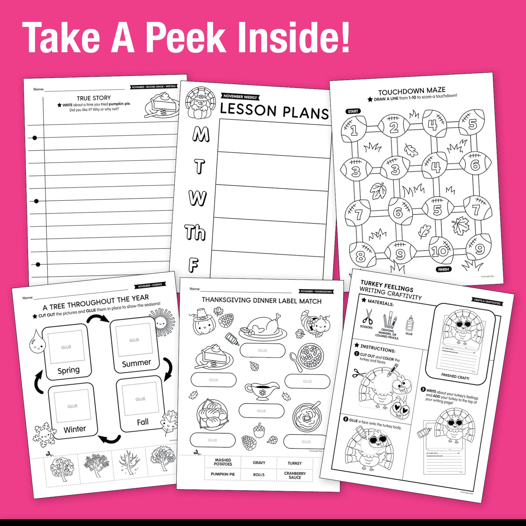 The Big Book of November Learning Kindergarten