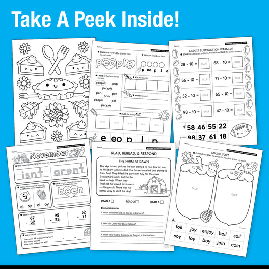 The Big Book of November Learning Preschool