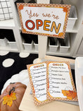 Load image into Gallery viewer, Printable November Dramatic Play Pumpkin Spice Cafe
