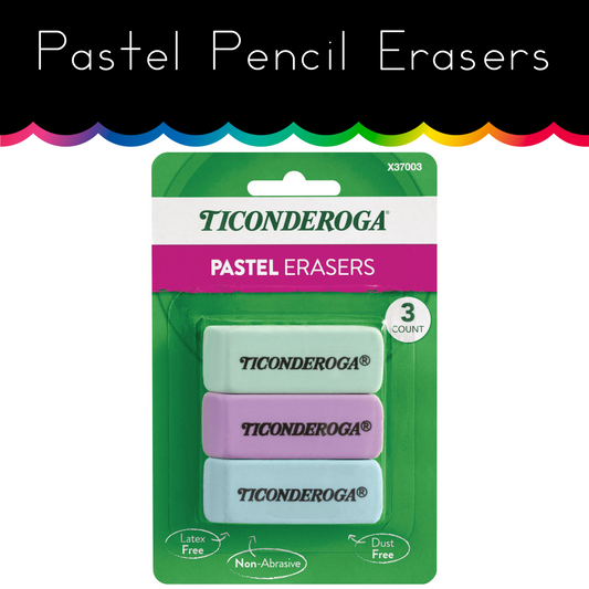 Pastel Pencil Erasers