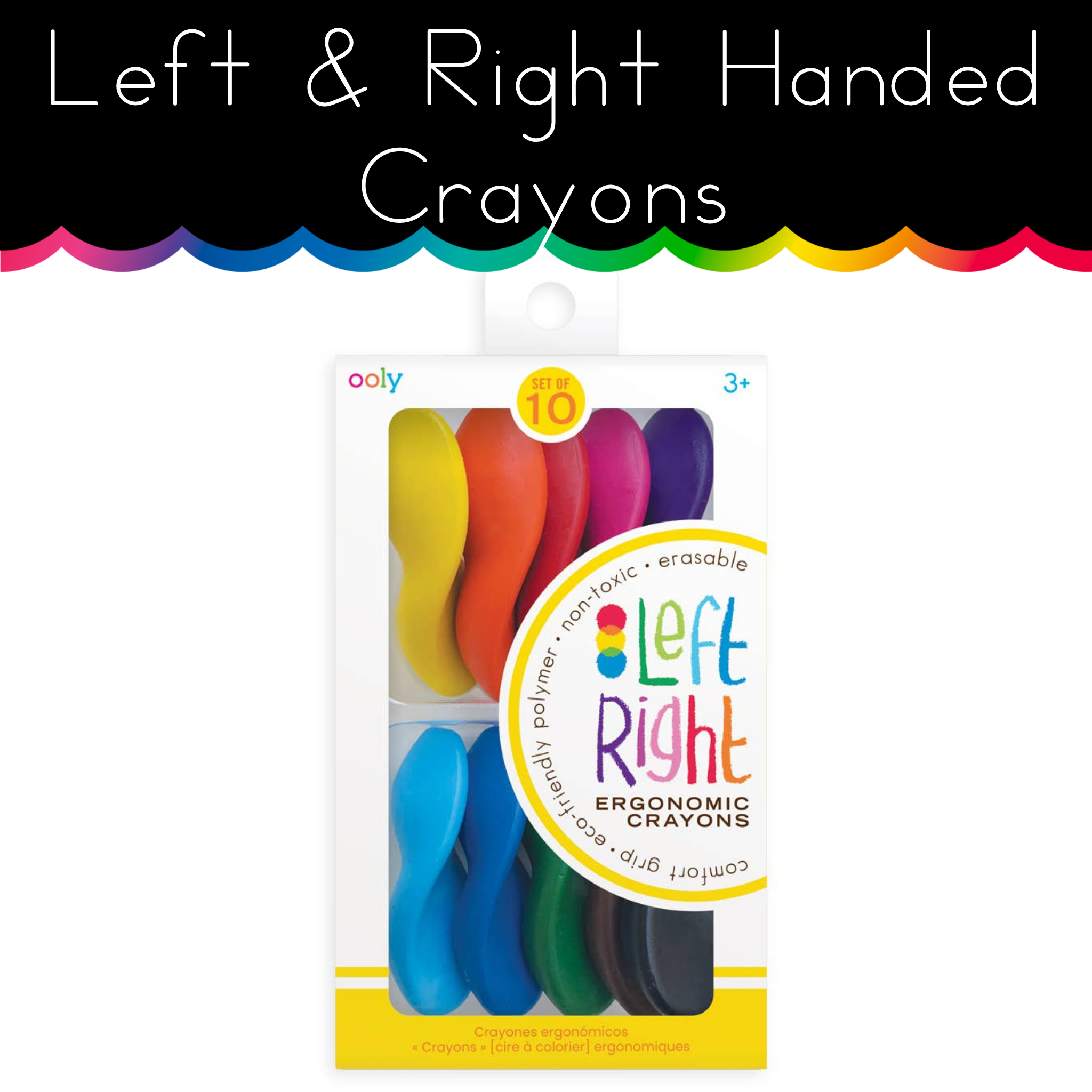 Left & Right Handed Crayons