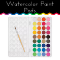 Load image into Gallery viewer, watercolor paint pods
