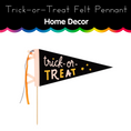 Load image into Gallery viewer, Trick-or-Treat Felt Pennant
