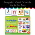 Load image into Gallery viewer, Magnetic Visual Schedule Cards for Kids
