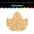 Load image into Gallery viewer, Leaf Wood Charcuterie Board
