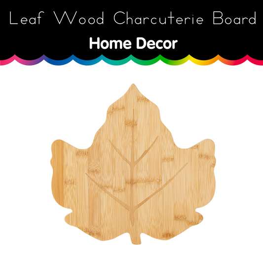 Leaf Wood Charcuterie Board