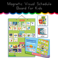 Load image into Gallery viewer, Magnetic Visual Schedule Board for Kids
