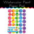 Load image into Gallery viewer, Watercolor Paint Paper Pad
