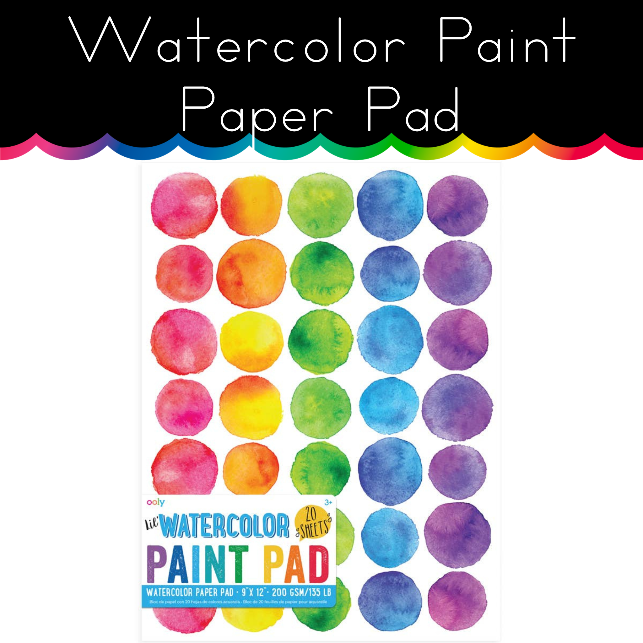 Watercolor Paint Paper Pad