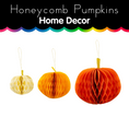 Load image into Gallery viewer, Honeycomb Pumpkins Set
