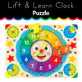 Load image into Gallery viewer, Lift & Learn Clock Puzzle
