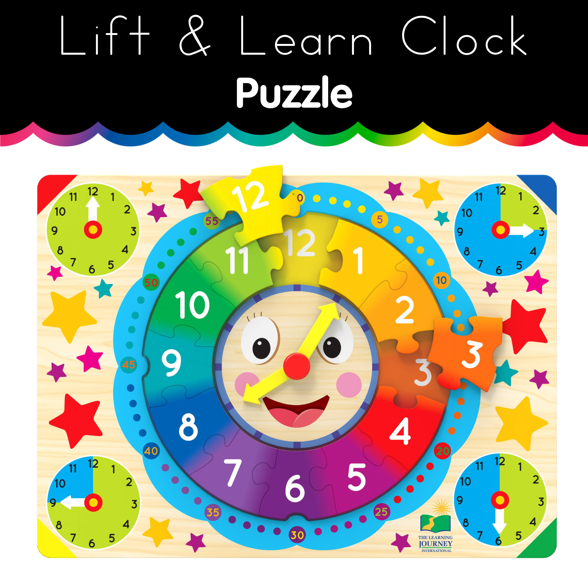 Lift & Learn Clock Puzzle