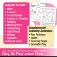 Load image into Gallery viewer, Printable Kindergarten Fall Homeschool Curriculum Bundle (September, October, November)
