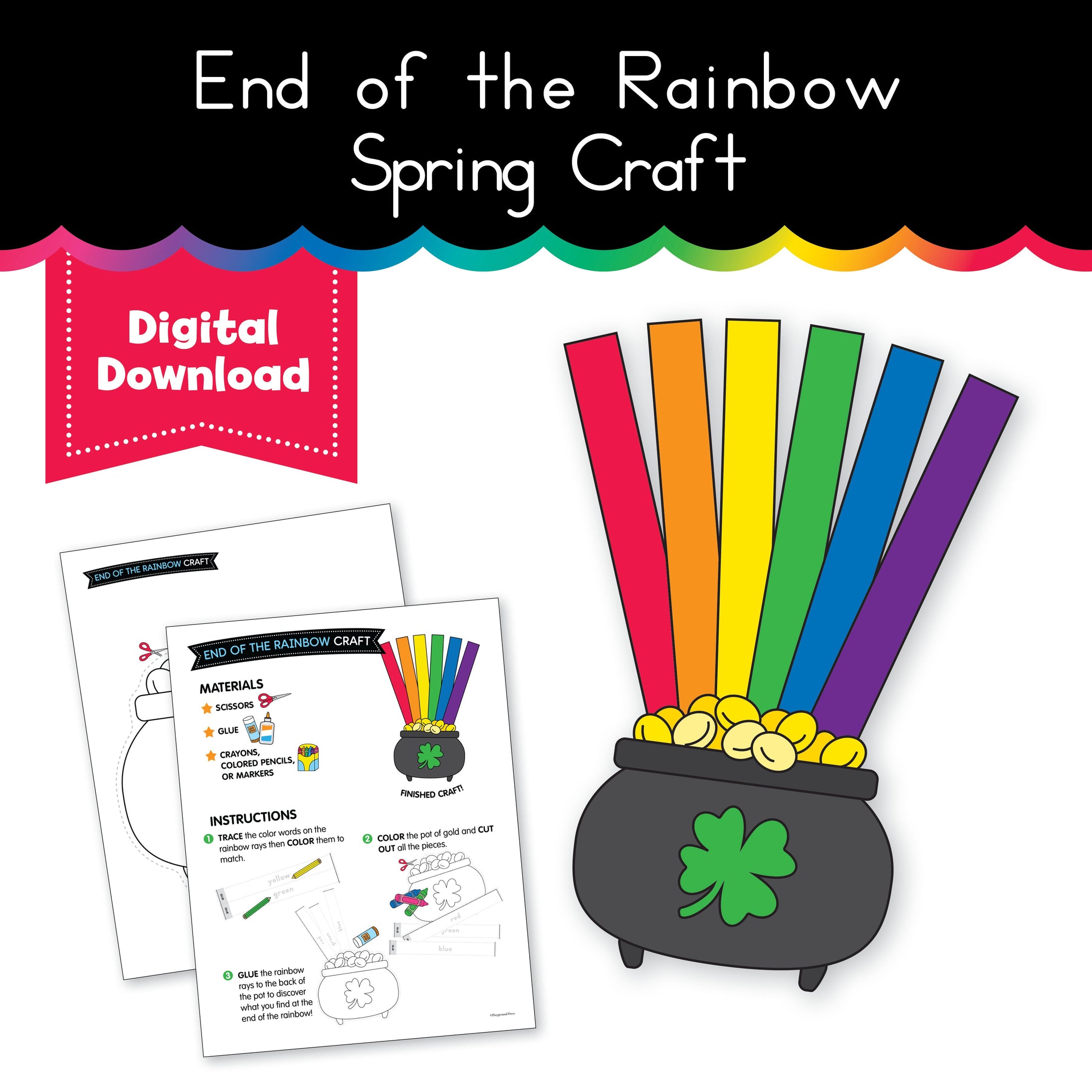 End of the Rainbow Spring Craft