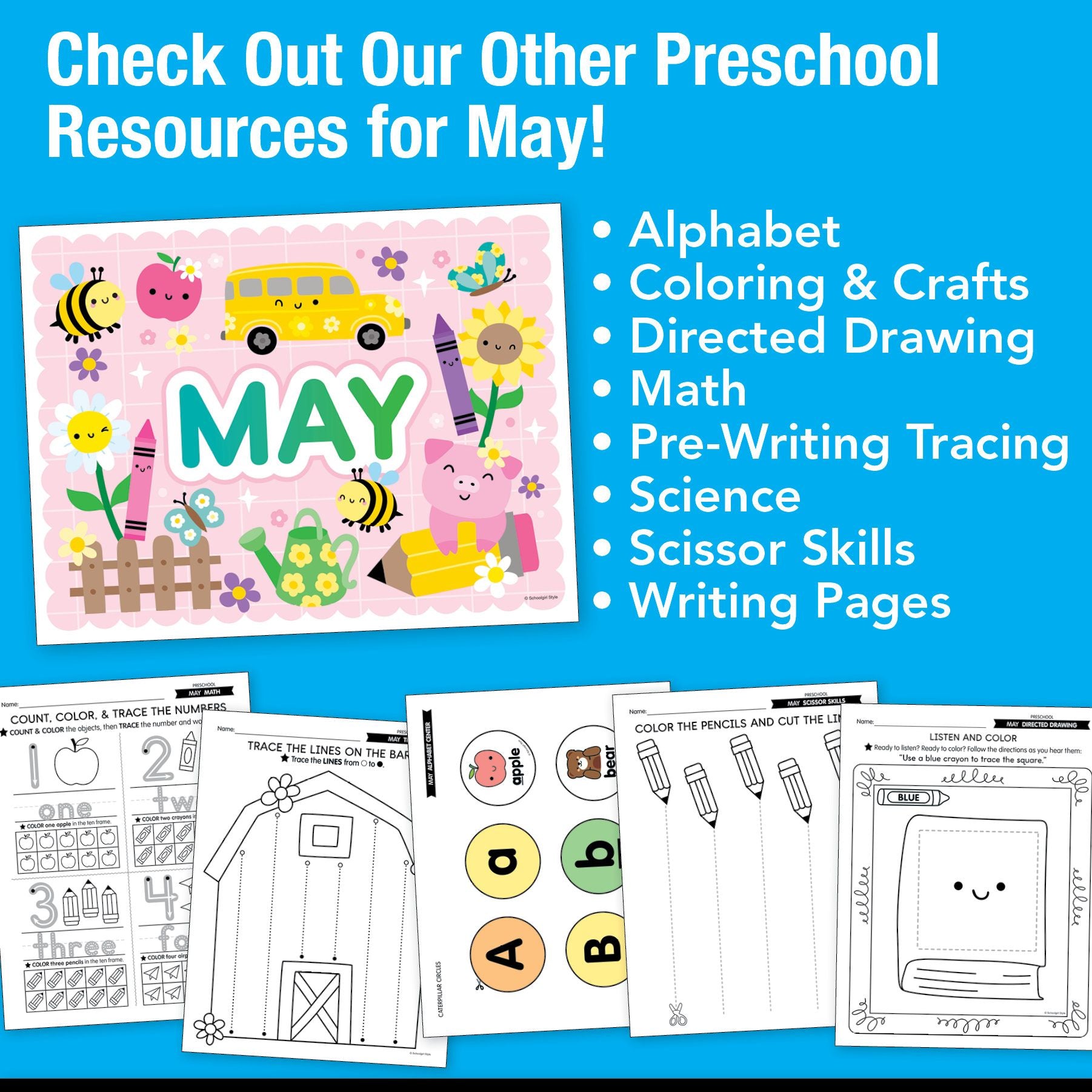Printable Preschool May Letter Of The Week