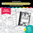 Load image into Gallery viewer, Kindergarten September Homeschool Curriculum Bundle
