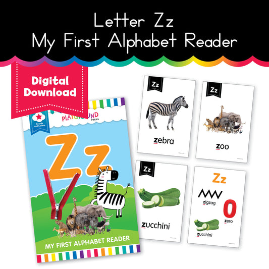 My first alphabet reader letter Zz