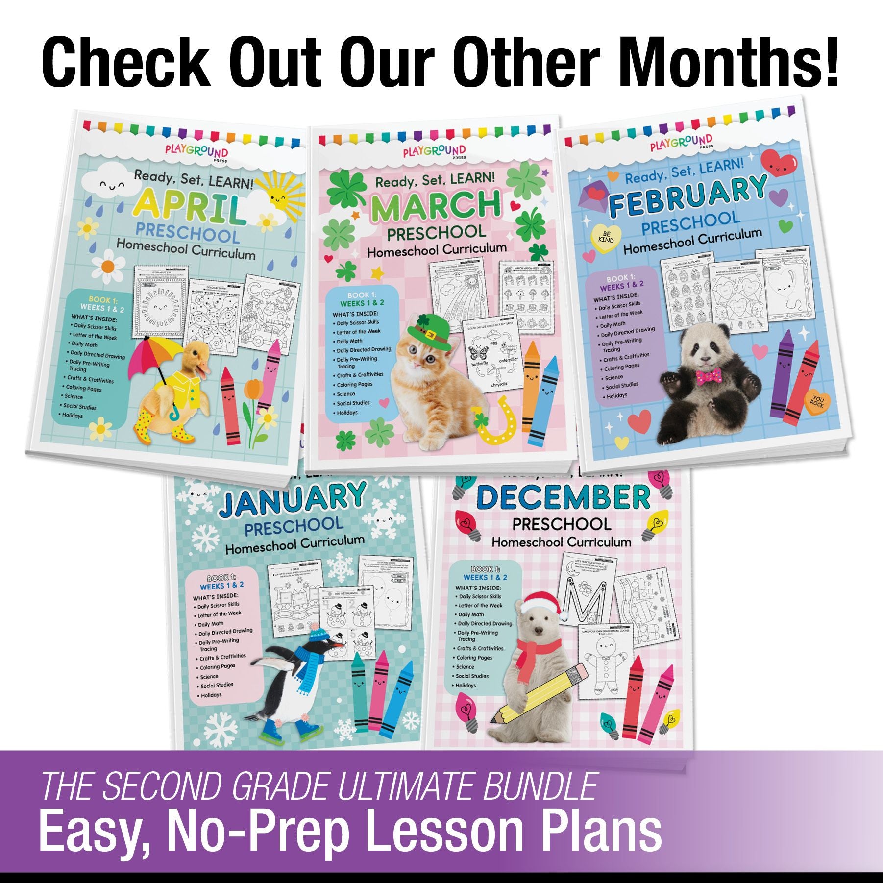 Ultimate Second Grade May Homeschool Curriculum Bundle