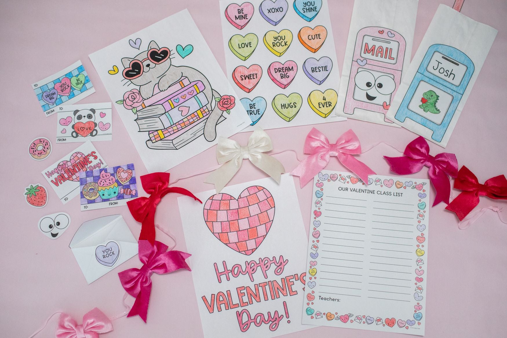 Printable February Valentine's Day Activity Pack