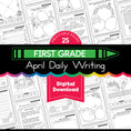 Load image into Gallery viewer, Printable First Grade April Daily Writing
